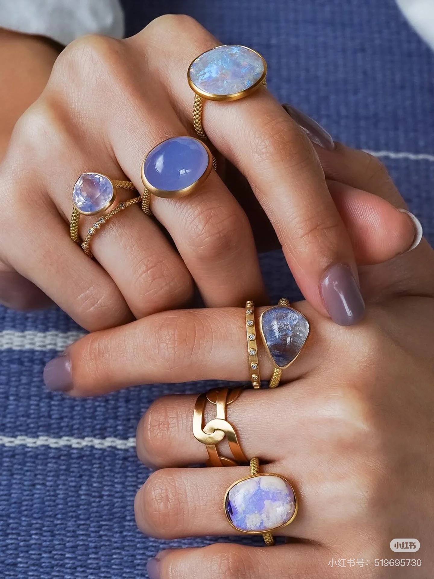 As if Monet's irises were gently pressed into your fingertips.