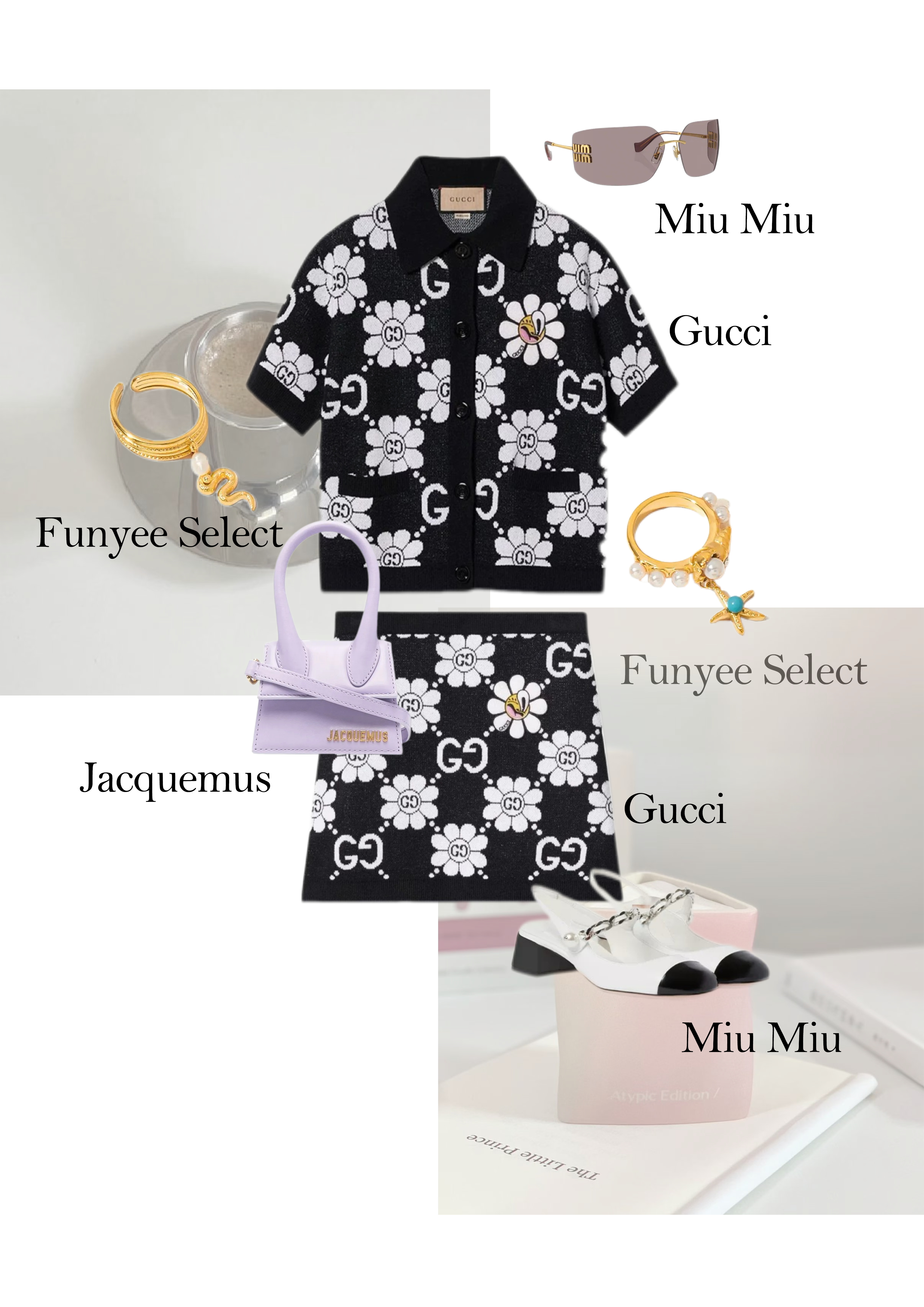 Miu Miu x Gucci x Jacquemus