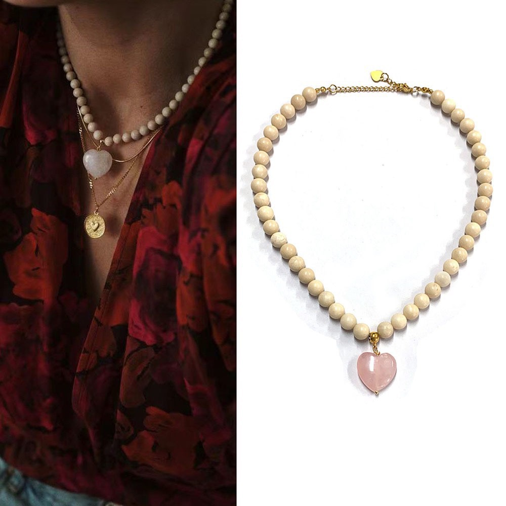 Sandstone Beaded Necklace