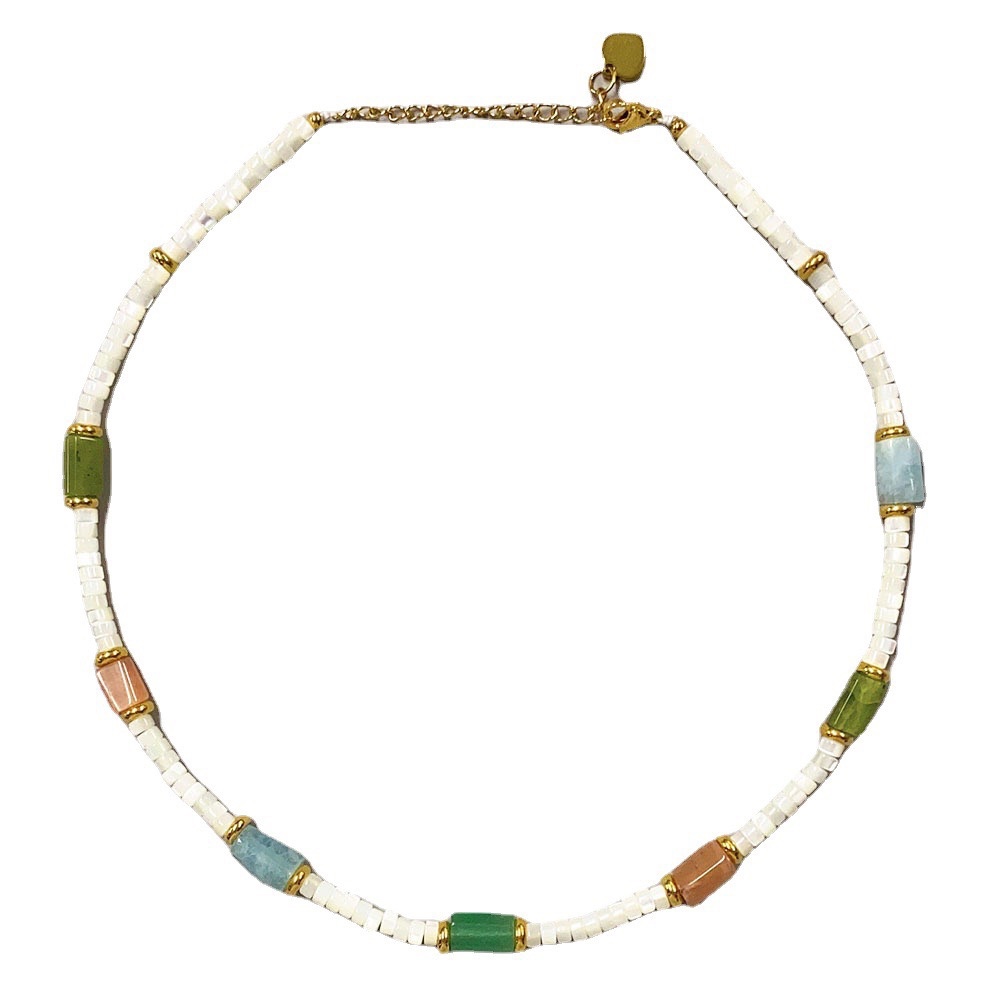 Coastal Dawn Layered Shell Necklace