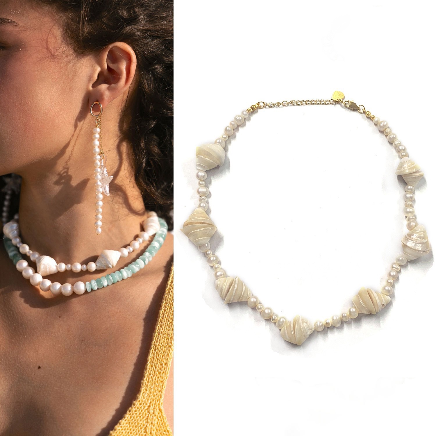 Pearl Shell Resort Necklace