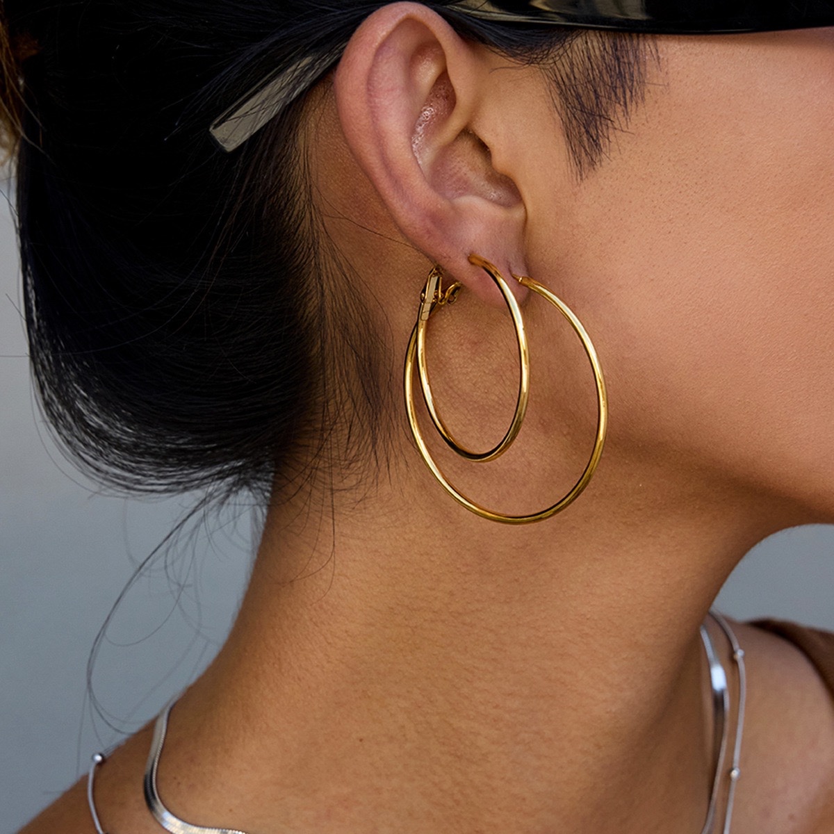 Classic Round Hoop Earrings