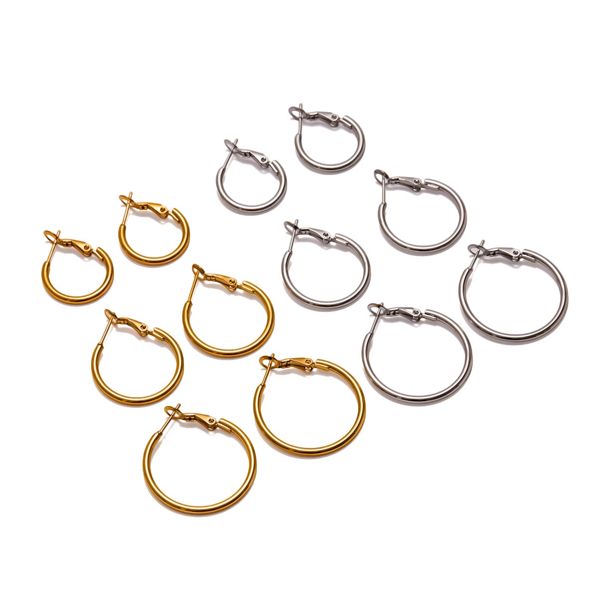 Classic Round Hoop Earrings
