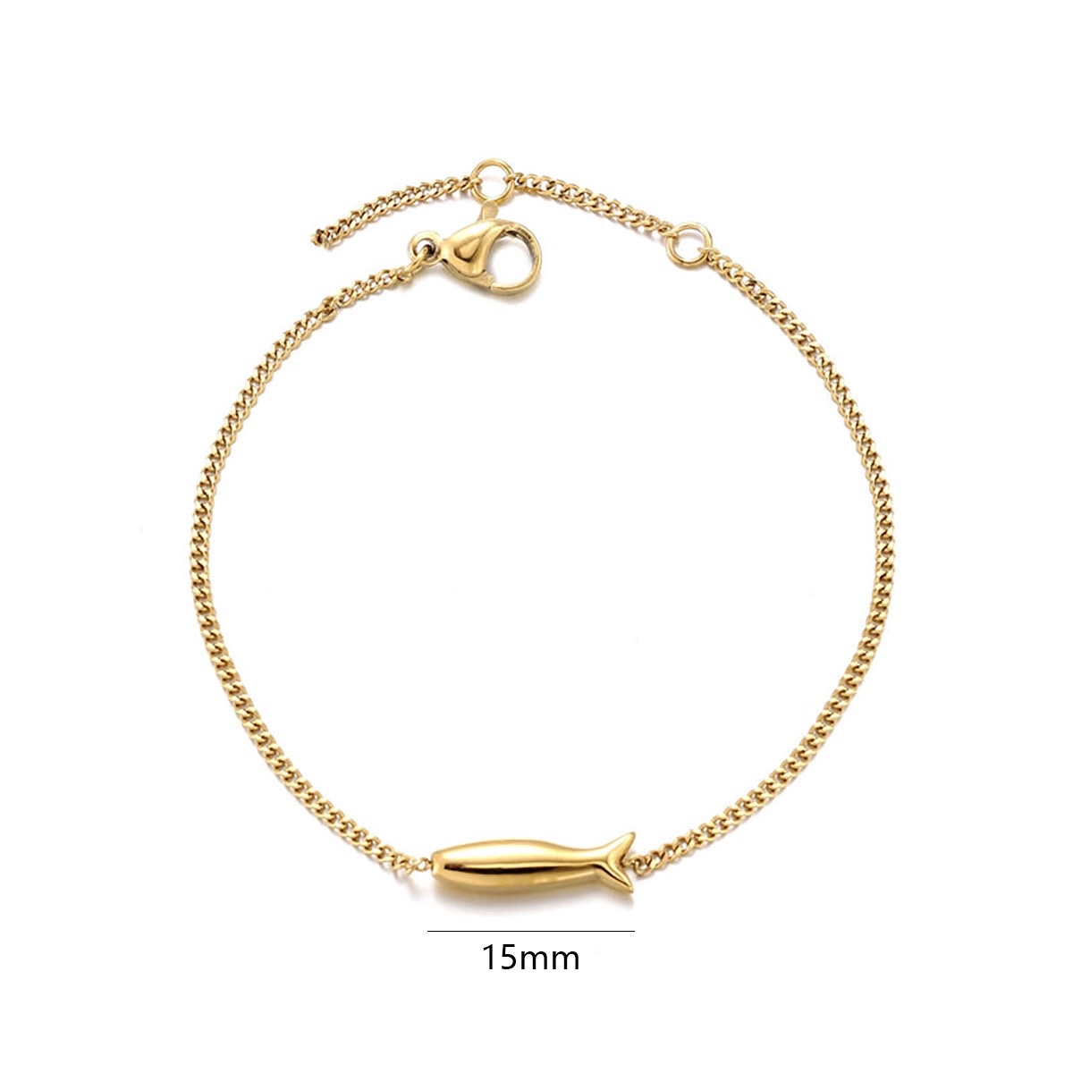 Minimal Fish Bracelet