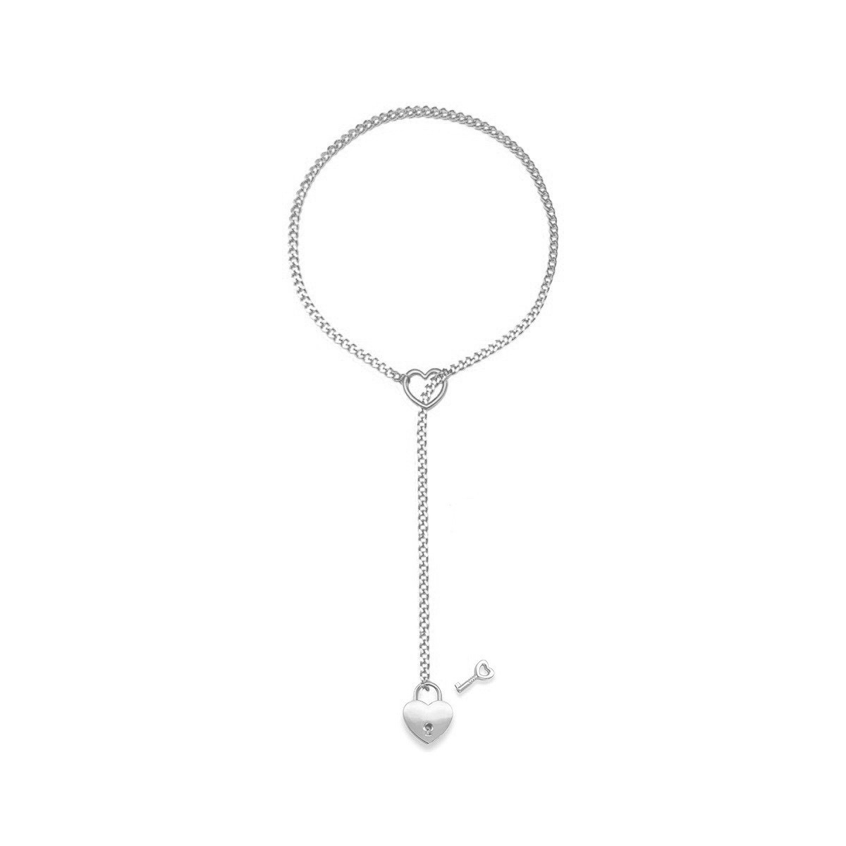 Heart Lock Chain Necklace